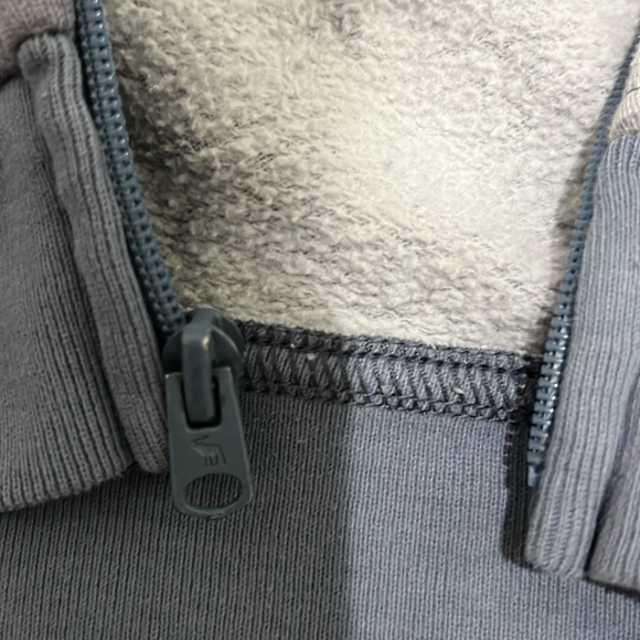 Abercrombie and Fitch Fleece lined Jacket Blue Camo - Picture 7 of 9